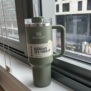 NWT LIMITED EDITION Stanley Quencher H2.0 FlowState Tumbler, Serene Green